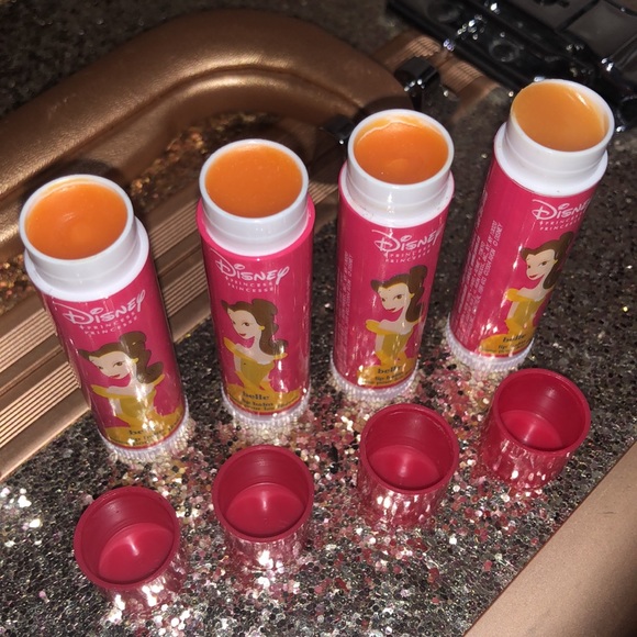 New Disney Princess Belle Lip Balm Set - Raspberry - Picture 9 of 15